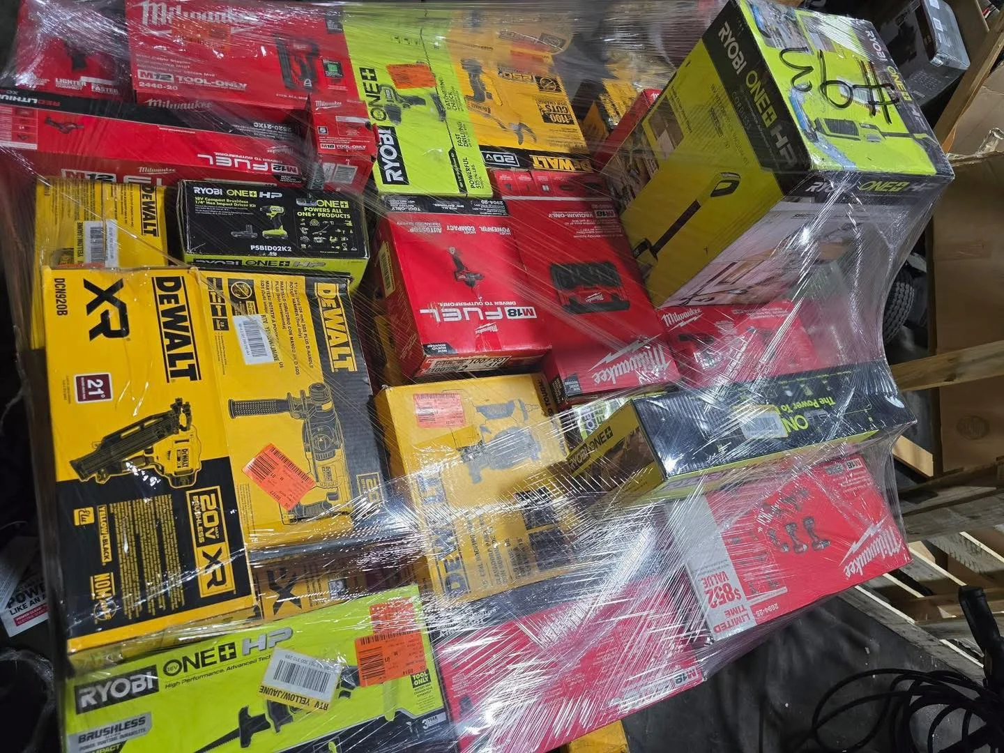 Home Depot and Milwaukee power tools wholesale return pallet manifested liquidation